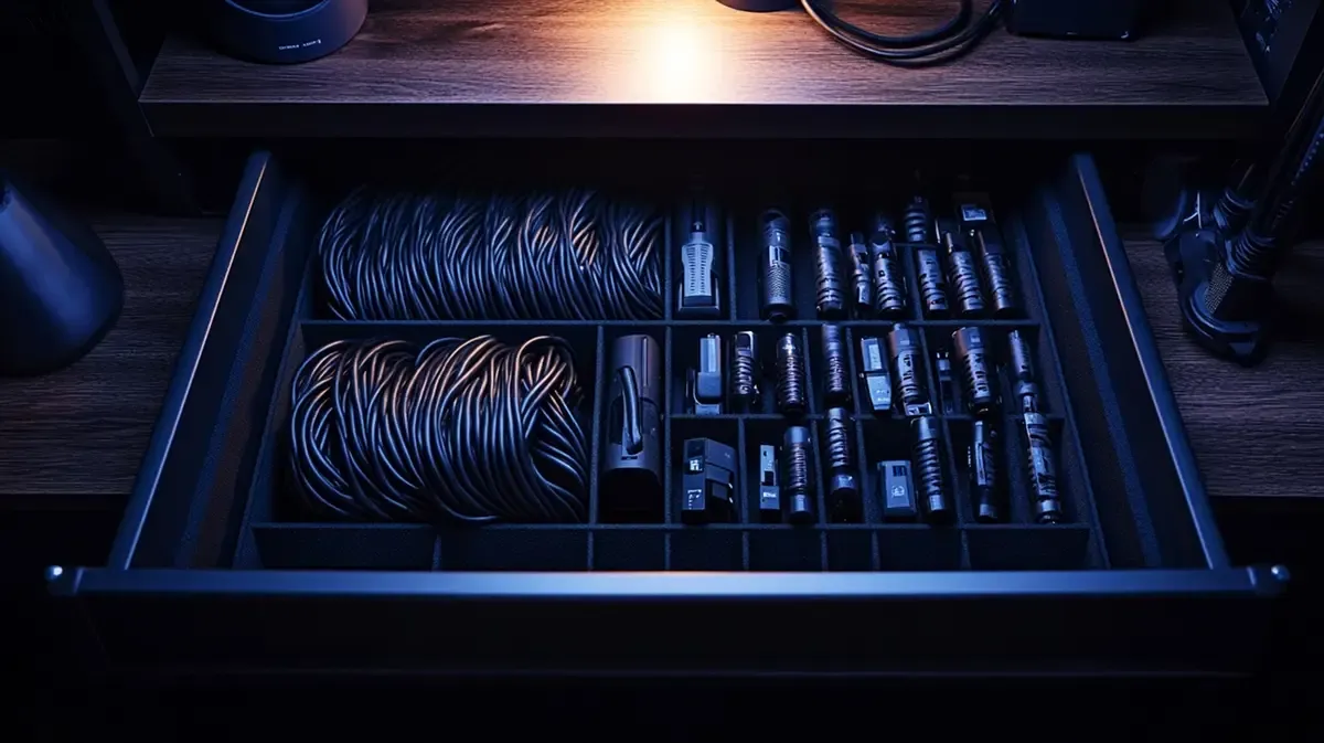 Tech Cables & Adapters Organizer - Tech & Tools